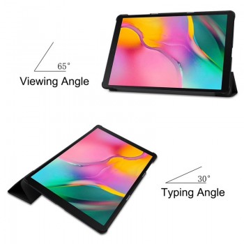 Dirbtinės odos atverčiamas dėklas - juodas (Samsung GALAXY TAB A 10.1 2019 T515) Dirbtinės odos atverčiamas dėklas - juodas (Samsung GALAXY TAB A 10.1 2019 T515)